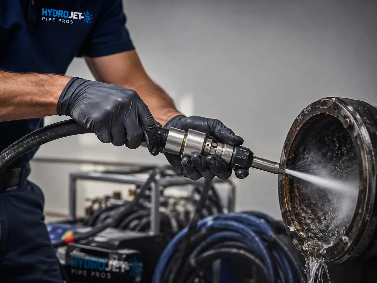 Hydro Jet Pipe Descaling in Forks, WA